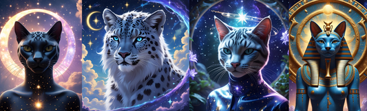 🌌 Lyran Starseeds & the Feline Lineage: Ancient Wisdom from the Stars