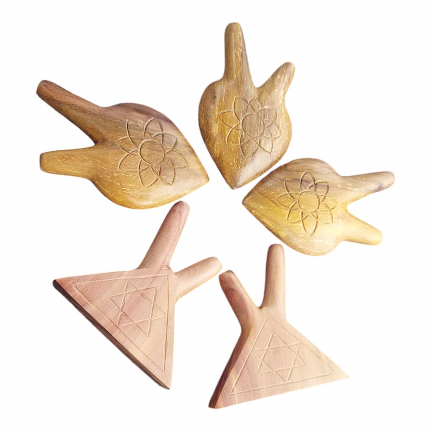 Heart or Triangle Shaped Kuripe – Sacred Form for Ritual Use