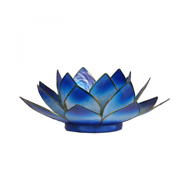 Capiz Shell Lotus Tealight Holders – Sacred Light in Colorful Petals