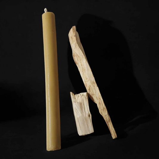Palo Santo bičių vaško žvakė