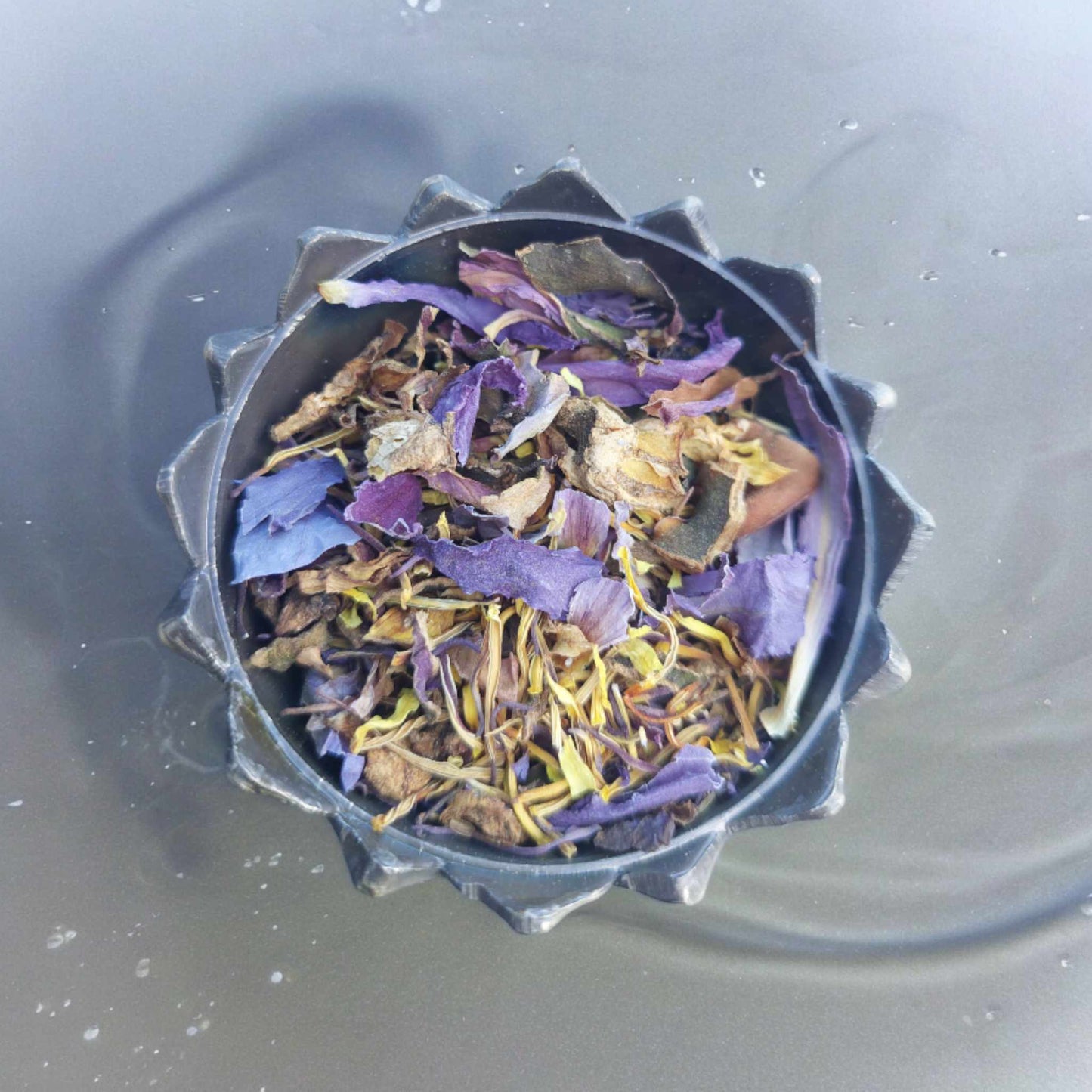 Džiovintas Egipto mėlynasis lotosas (Nymphaea Caerulea)